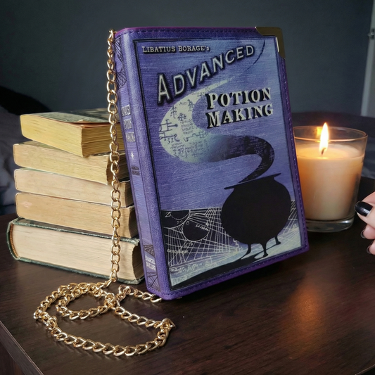 Limited Edition - Advanced Potion Making Book Bag (gold chain strap)